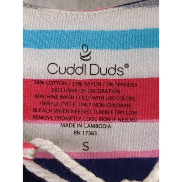 Cuddl Duds Maxi Dress Women S Beachy Coastal Casual Comfy Vacation Stretch Knit - Picture 7 of 9